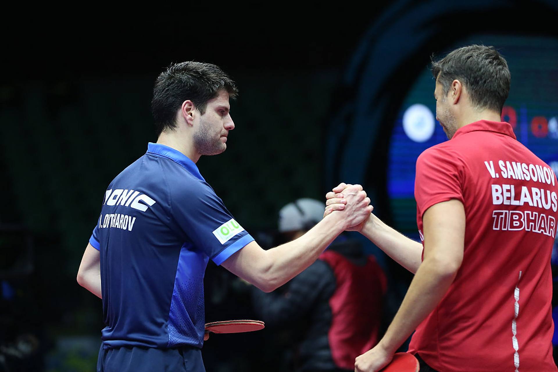 瑞典乒乓球队强势德国乒乓球队，奥恰洛夫统治全场